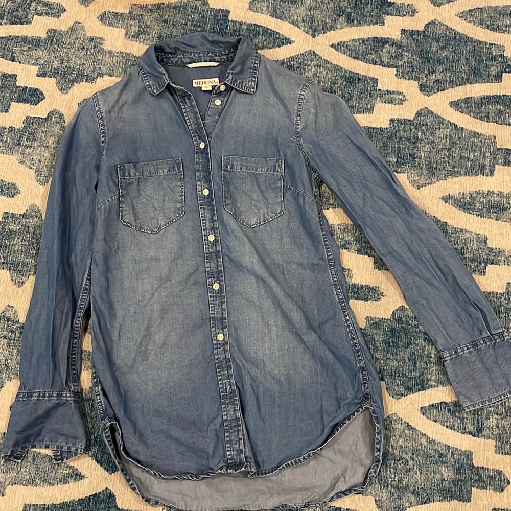 Merona Denim Button Down